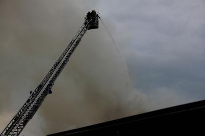 Grossbrand eines Aussiedlerhofes in Birkenfeld